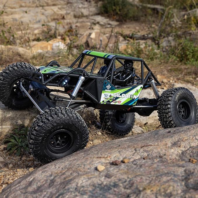 Axial RC Crawler 1/8 AXP8 Gilamon 2.2 4X4 RTR Brushed Trail Buggy Green (Battery and Charger Not Included) AXI-1207T1