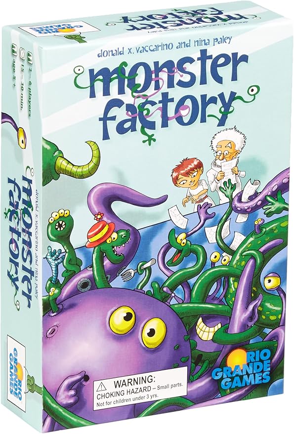 Rio Grande Games Monster Factory Board Game for 2-6 Players Ages 5 Plus