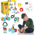 The Off Bits Educational STEM Toys for 6+: Robot Toy Building Sets 3-in-1 Engineering Kit for Boys and Girls Build Your Own STEM Building Toys with Endless Possibilities (Jumbo Kit)