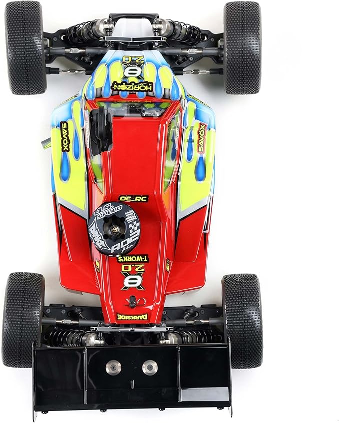 TEAM LOSI RACING 8IGHT-X/E 2.0 Combo Race Kit1/8 4 Wheel Drive Nit/El Buggy TLR04012 CarsGas Kit 1/8 Off-Road