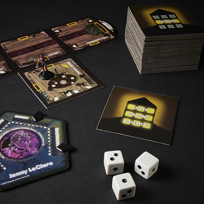 Hasbro Gaming Avalon Hill Betrayal at The House on The Hill Second Edition Cooperative Board Game Ages 12 and Up 3-6 Players 50 Chilling Scenarios