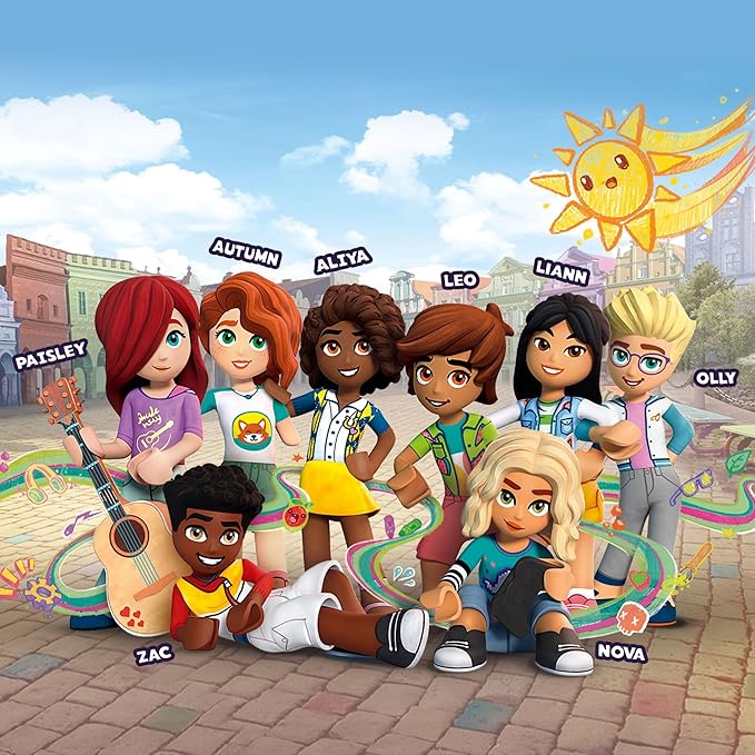 LEGO Friends Heartlake International School Playset Building Toy for Girls Boys with 5 2023 Character Mini-Dolls &amp Accessories Pretend Play School Classroom Building Kit Birthday Gift Idea 417