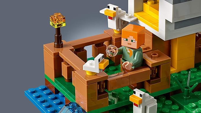 LEGO Minecraft The Chicken Coop 21140 Building Kit  84 months to 168 months(198 Pieces)