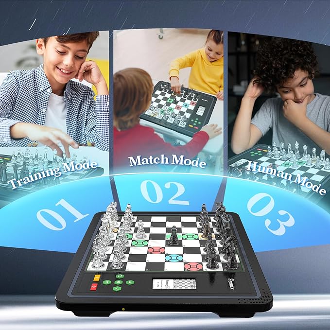 Electronic Chess Set Computer Chess Game Electronic Chess Set Game Chess Sets Games Lovers for Beginners Great Partner for Play and Practice