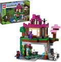 LEGO Minecraft The Training Grounds Toy Building Set 21183 Minecraft Toy for Kids Boys and Girls Age 8+ Years Old Building Kit with House Cave Trapdoor and Ninja Rogue and Bat Minecraft Figures