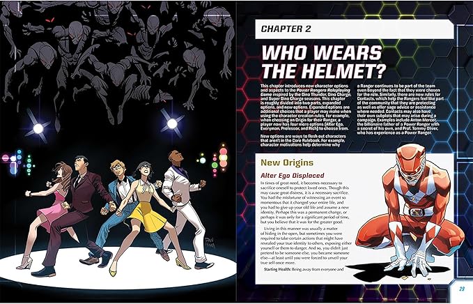 Renegade Game Studios Power Rangers Roleplaying Game Sourcebook: Beneath the Helmet New Dino Ranger Options Ages 14+