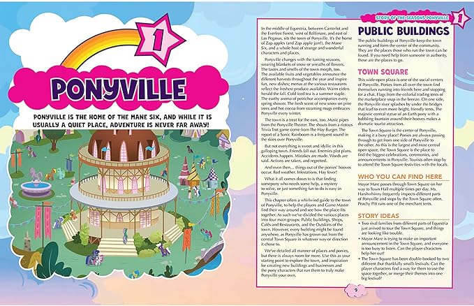 Renegade Game Studios My Little Pony RPG Seasonal Adventures Expansion Hardcover Sourcebook Book
