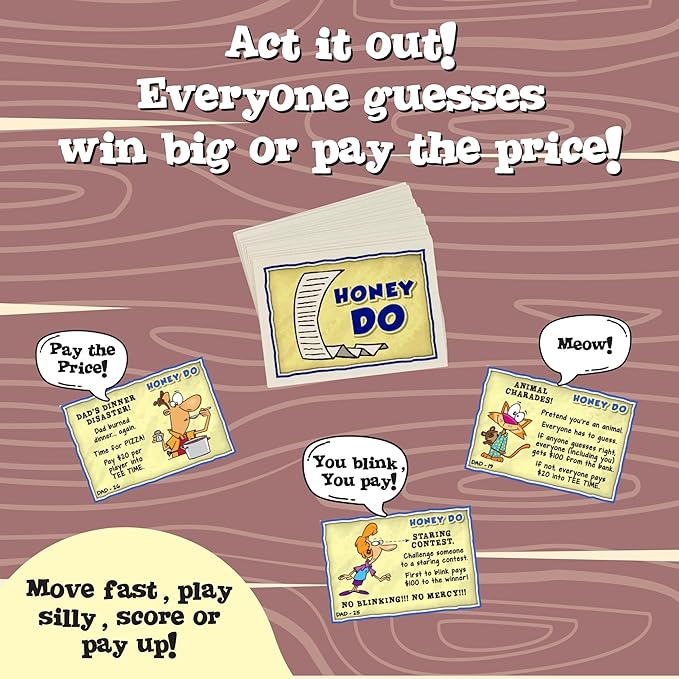 DadOpoly – The Hilarious Family Board Game for Dads and Kids Family Night Laughs and Dad Humor Fun