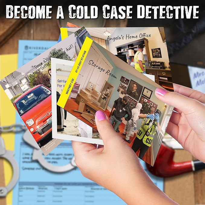 Unsolved Case Files Photo Case: Who Murdered Angela Justice? | Cold Case Murder Mystery Game