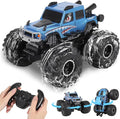HENGI Amphibious Remote Control Car RC Monster Truck 2.4GHZ 1:16 Waterproof All-Terrain Off-Road RC Cars Toys Pool Toys Gifts for Boys and Girls Age 8-12 (Blue)