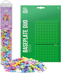 PLUS PLUS 240 Piece Interlocking Building Blocks for Kids Open Ended Connecting Toys STEM Bin Mini Manipulatives - Pastel Mix Play Tube &amp Baseplate