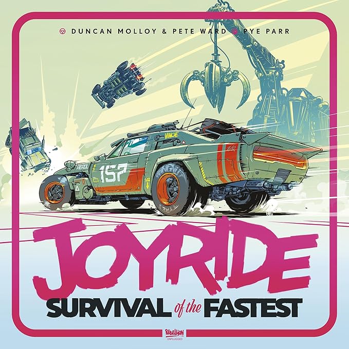 Rebellion Unplugged: Joyride: Survival of The Fastest - Car Combat Board Game Battle On Maps &amp Racetracks Ages 12+ 2-4 Players