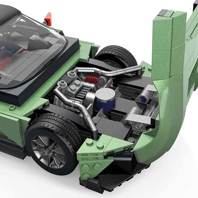 Hot Wheels MEGA Vehicle Building Toys for Adults Aston Martin Vulcan with 635 Pieces and Die-Cast Model Gift Ideas for Collectors HMY97