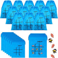 Sotiff 36 Set Tic Tac Toe Game Bulk for Boys Girls Ocean Tropical Fish Gifts Blue Tic Tac Toe with Bag Classroom Prizes Games for Students School Exchange Birthday Party Favor Supplies 5.9x7.9''