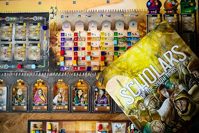 Renegade Game Studios: Scholars of the South Tigris Strategy Board Game Standalone Worker Placement 2-4 Players 60-90 Mins