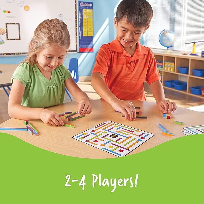 Learning Resources iTrax Critical Thinking Game - 69 Pieces Ages 6+ Brainteaser Games for Kids Develops Critical Thinking Skills Board Games