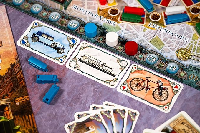 Asmodee Ticket to Ride Paris Board Game - Train Route-Building Strategy Game with Detailed Parisian Buses Fun Family Game for Kids &amp Adults Ages 8+ 2-4 Players 10-15 Min Playtime