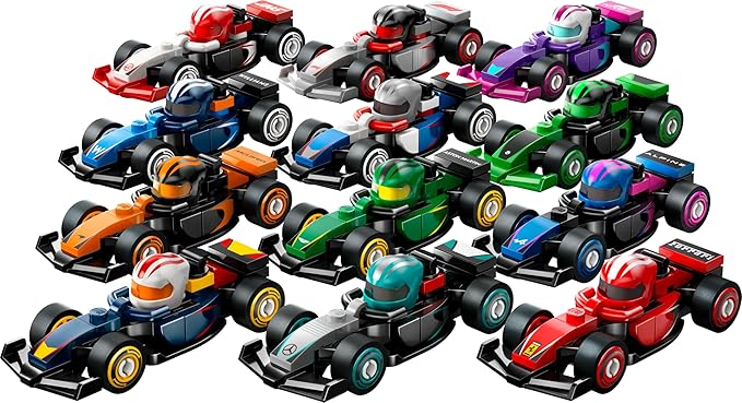 12-Pack F1 Race Cars - LEGO Collectibles