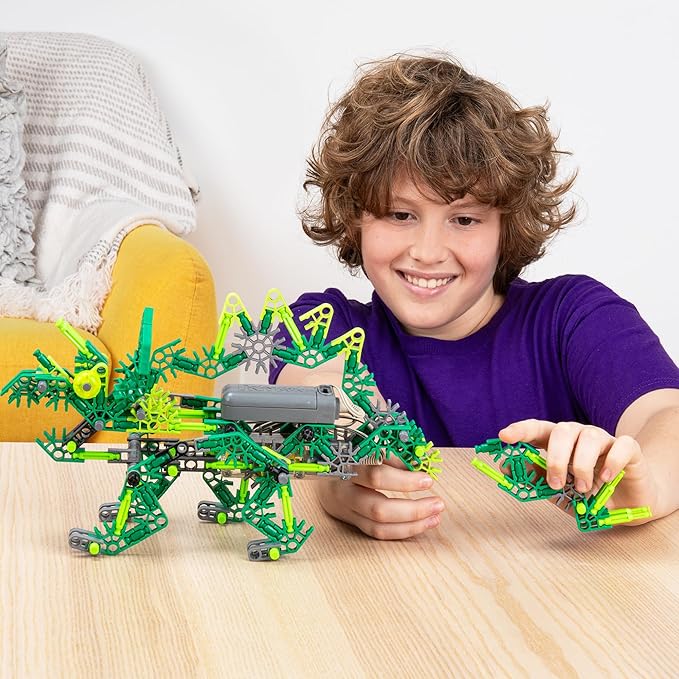 K'NEX Dynamic Dinos 6-in-1 Building Set - STEM Building Kit Kid Construction Creative Play Toy‚ Ages 8+