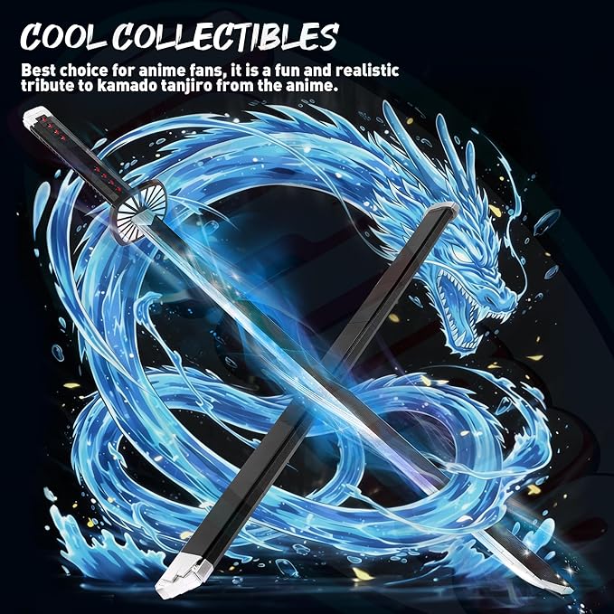 Demon Slayer Swords Building Set 40in Kamado Tanjiro Sword Building Block with Scabbard and Stand Anime Sword Toy Building Set Katana Demon Slayer Gift Toys for Ages 8-13 759 Pcs