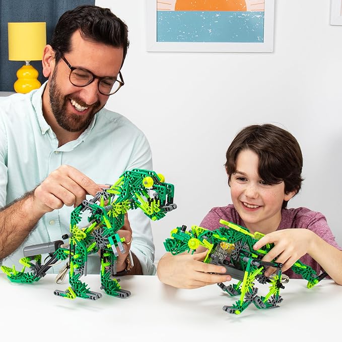 K'NEX Dynamic Dinos 6-in-1 Building Set - STEM Building Kit Kid Construction Creative Play Toy‚ Ages 8+