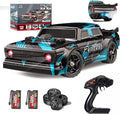 1/16 RC Drift Car 35KM/H 4WD High Speed Remote Control Car with 380 Motor Two Batteries &amp LED Light &amp Spray 2.4 GHz RC Car for Adults and Kids