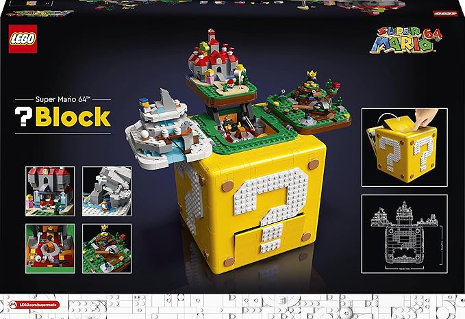 Lego Super Mario Fragezeichen-Block aus Super Mario 64