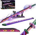 Jorumo Sword Building Set 39in Kokushibo Sword Building Block with Scabbard and Stand Handmade Cosplay Anime Sword Toy Building Set for Collecting and Gifting 789 pcs