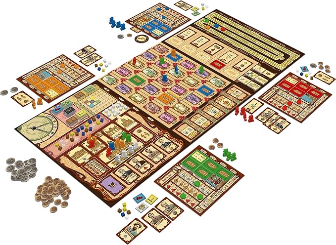Bruxelles 1893 Including Belle Epoque Expansion - Worker Placement &amp Bidding Strategy Board Game Ages 14+ 2-5 Players