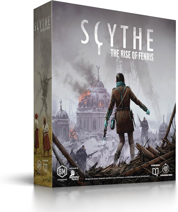 Stonemaier Games: Scythe: The Rise of Fenris by Ryan Lopez DeVinaspre &amp Jamey Stegmaier | 8 Episode Scythe Campaign and 11 Modules Including a Cooperative Mode | Add to Scythe | 1-5 Players 115