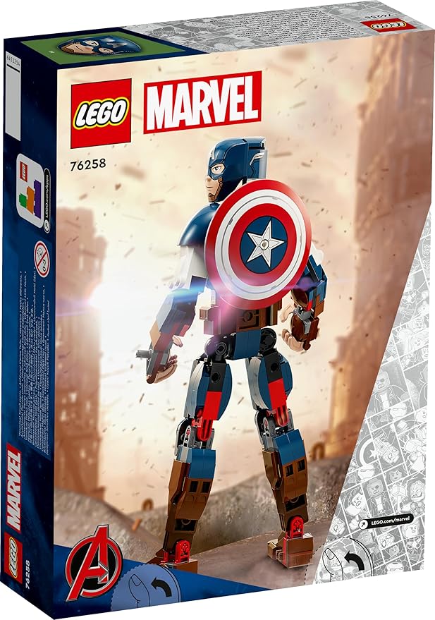 Captain America Construction Figure