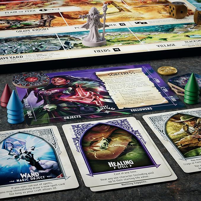 Avalon Hill Talisman: The Magical Quest Board Game 5th Edition | Fantasy Tabletop Adventure Games | Ages 12 and Up | 2 to 6 Players | Roleplaying Strategy Games