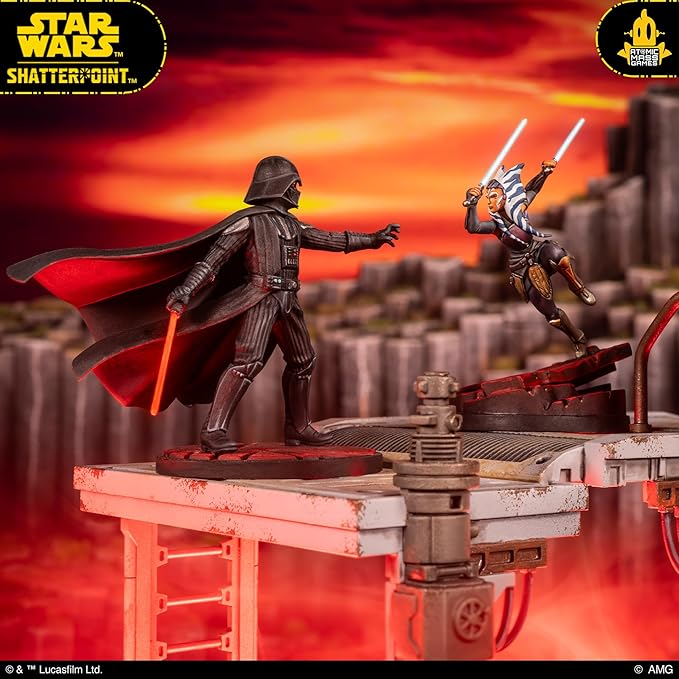 Asmodee Star Wars Shatterpoint I Am No Jedi Duel Pack - Includes Ahsoka Tano &amp Darth Vader Tabletop Miniatures Strategy Game for Kids and Adults Ages 14+ 2 Players 90 Min Playtime