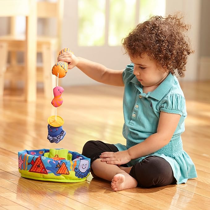 Melissa &amp Doug K's Kids Fish and Count Learning Game With 8 Numbered Fish to Catch and Release