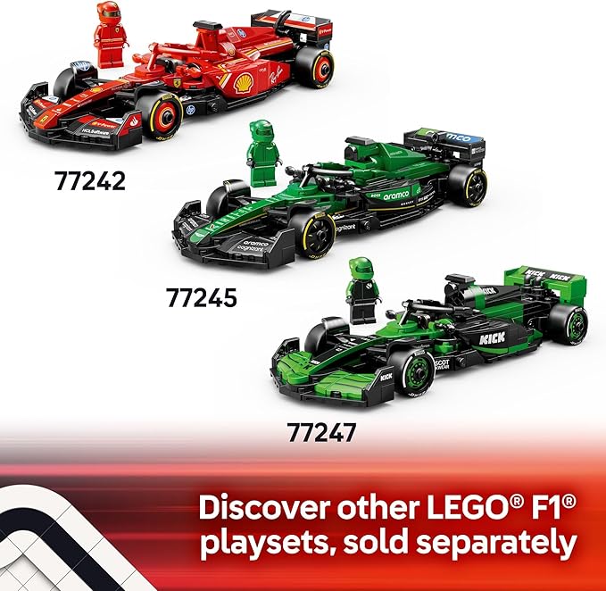LEGO Speed Champions Williams Racing FW46 F1 Race Car Toy - Building Set for Kids Boys &amp Girls Ages 10+ - Toy Car for F1 Fans - Gift Idea for Birthday - 77249