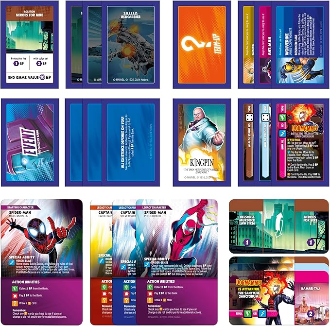 Monopoly Flip Edition: Marvel Board Game | Ages 8 and Up | 2 to 4 Players | Family Board Games for Kids Teens and Adults