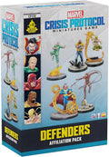 Asmodee Marvel: Crisis Protocol Defenders Affiliation Pack - Includes Doctor Strange Wong Daredevil Luke Cage &amp Iron Fist Tabletop Miniatures Superhero Game Ages 14+ 2 Players 90 Min Playti