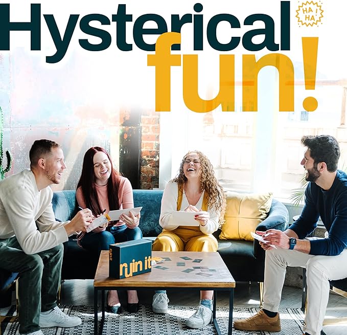 Adult Party Board Game RUIN IT Hilariously Funny Game for Ages 18 +