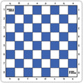 Bobby Fischer Tournament Roll Up Travel Chess Board - 20 inches - Mousepad Style with Blue Squares by WE Games