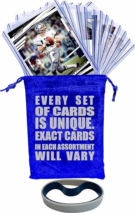 Dallas Cowboys Legends Cards: Roger Staubach Troy Aikman Emmitt Smith Tony Dorsett Tony Romo Michael Irvin Deion Sanders DeMarcus Ware Bob Lilly Randy White Charles Haley and Jason Witten (