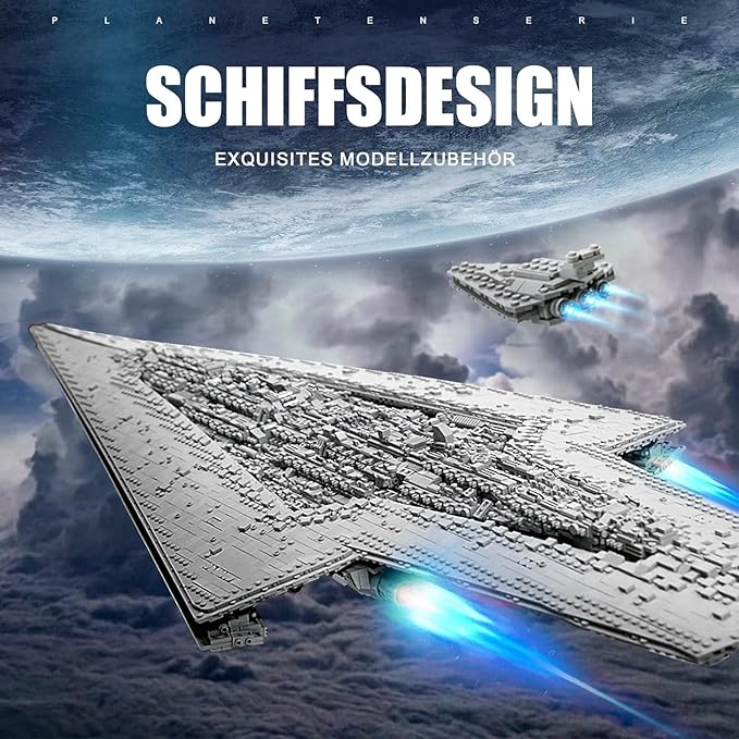 13134 Super Star Destroyer Model Ship A New Hope Executor Star Dreadnought Building Toy 7788+Pcs Large Collectible Model Build and Play Awesome Building Kit for Boys and Adult