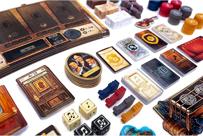 Luthier: The Art of The Instrument - Classical Music and History Themed Euro Board Game Bidding &amp Worker Placement 1 to 4 Players Ages 14 and up