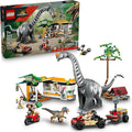 LEGO Jurassic World Raptor &amp Titanosaurus Tracking Mission Kids Toy - Building and Learning Toy for Pretend Play - Dinosaur Action Figures for Boys &amp Girls Ages 7+ - Gift Idea for Birthdays -