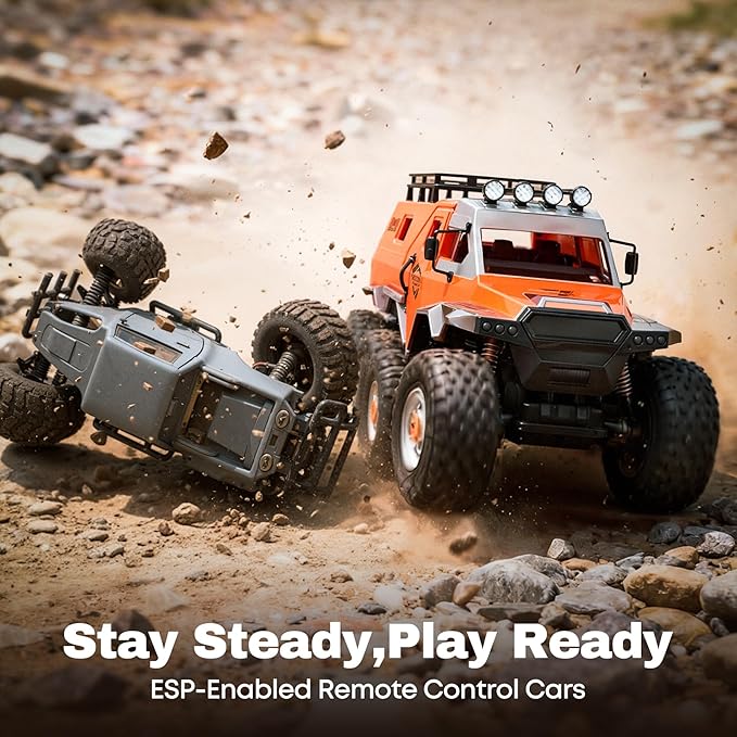 Amphibious Remote Control Car 1:10 Large 8x8 Monster Truck for Adults Boys All Terrains Off Road Waterproof RC Truck Toy Gift