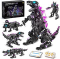STEM 5 in1 Dinosaurs Building Kits for Kids Ages 8-14 Remote Control and App Controlled Dinosaur Figures Toy Birthday Gift for 8 9 10 11 12+ Years Old