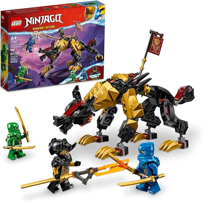LEGO NINJAGO Imperium Dragon Hunter Hound 71790 Building Set Featuring Monster and Dragon Toys and 3 Minifigures Great Ninja Toys for Kids Ages 6+ Who Love to Play Out Ninja Stories