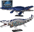Dinosaur Toy Building Sets Mechanical Dino Buildings Blocks Set for Boys Girls 12+Teens Adults Creative Model Kits Home Room Office Decor Birthday Mosasaurus 1026PCS