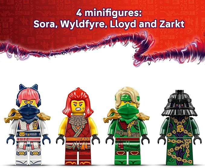 LEGO NINJAGO Rontu The Master Dragon Building Toy - Dragons Rising Model Building Kit for Boys &amp Girls Ages 7+ - Kids Toy W/ 4 Ninja Minifigures &amp Dragon Figurine - Gift Idea for Birthdays -