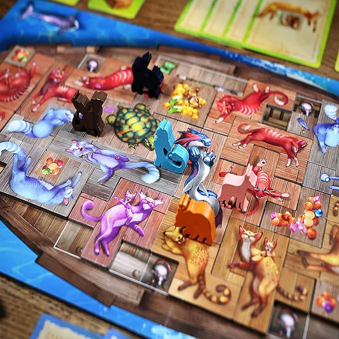 The Isle of Cats: Kittens + Beasts Expansion - Boardgame Ages 8+