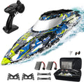 BEZGAR TX123 Remote Control Boats - Fast Speed RC Boat 32+ KPH with A Portable Suitcase for Lakes &amp Pools &amp Salt Water Summer Toys for Adults and Ideal Gifts for Kids Boys Age 6 7 8-12 Years